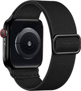 lot 20793 image: Lerobo Braided Band Compatible with Apple Watch Series 11 10 9 8 7 46mm 45mm 41mm Ultra SE 3 2 1 49mm Series 6 5 4 3 44mm 40mm 38mm 42mm Men iWatch Bands Women Stretchy Nylon Solo Loop Sport Strap