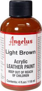 lot 20798 image: Angelus Acrylic Leather Paint, 4 Fl Oz (Pack of 1), Light Brown