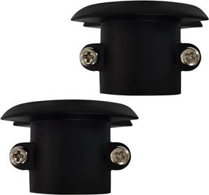 lot 20820 image: Metle Squirrel Baffle Buckle,Squirrel Baffle Accessory,Pole Mounted Buckle Stopper for Bird Feeder PoleBird House Guard (Black-2 Pack)