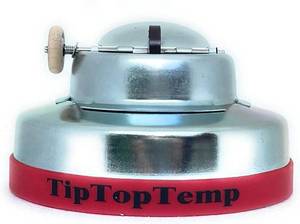 lot 20883 image: Attachable Grill Temperature Regulator (TTT-03 CF5), Silver