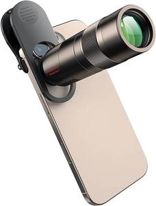 lot 20902 image: 400mm Telephoto Lens for iPhone & Android   HD Phone Telescope with FMC 7-Layer Optical Coating, Universal Clip, Eyepiece & Carrying Case for Wildlife, Sports & Travel