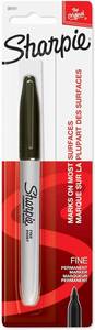 lot 21224 image: Sharpie Permanent Marker, Fine Point, Black, 1 Count