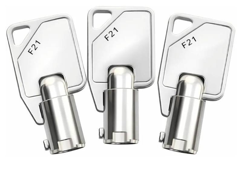 lot 63063 image: F21 Toolbox Keys Compatible with Craftsman Gladiator GarageWorks Tool Chest, Pre-Cut Key Code, 3 Pack - Retail $8