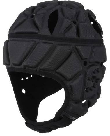 lot 63032 image: Flag Football Helmet, Soft Shell Football Helmet for 7v7, Rugby Scrum Cap Style Headgear, Lightweight Padded Protection, Breathable Adjustable Fit for Adults & Youth - Retail $25