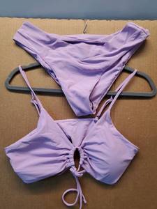 lot 17174 image: Lavender Two-Piece Bikini Set L - Retail $18