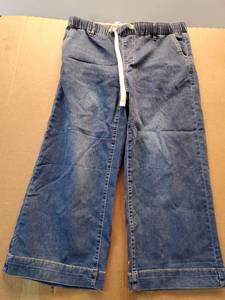 lot 17188 image: Kids Wide Leg Drawstring Denim Jeans XL - Retail $8