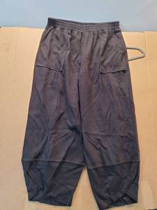 lot 17200 image: Dark Navy Wide Leg Cargo Sweatpants XL - Retail $12