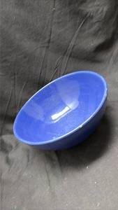 lot 838 image: Blue Ceramic Serving Bowl