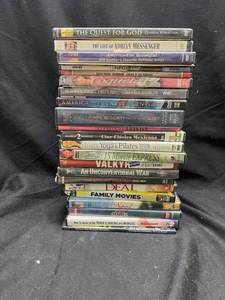 lot 876 image: Mixed DVD Collection Bundle - 20 Movies and Religious Content
