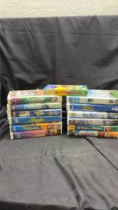 lot 888 image: 13 Disney and Family VHS Movie Collection Bundle