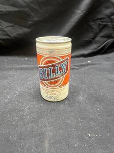 lot 1001 image: Billy Beer Can by Pearl Brewing Company 12 oz
