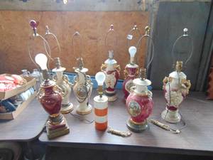 lot 3234 image: Selection of Table Lamps