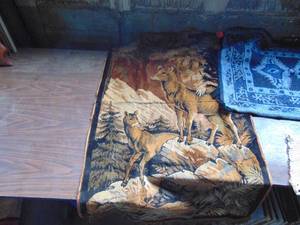 lot 3247 image: Tapestry - Deer Themed