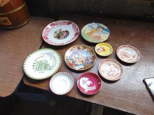 lot 3252 image: Assorted DecorChina Plates