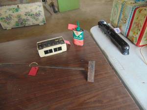 lot 3347 image: Branding Iron - Oil Tin and More