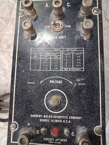 lot 32 image: Sargent-Welch Scientific No. 2606K ACDC Power Unit