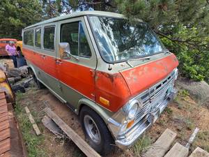 lot 15 image: 1970 Ford Econoline Custom Motocross Van  67,789 Miles Showing  Vintage Camper Conversion