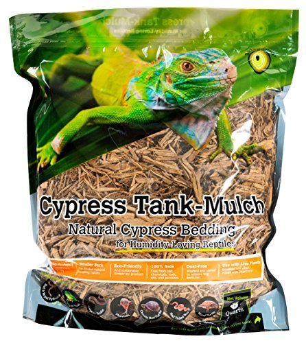 lot 2033 image: Galapagos (05054) Cypress Tank Mulch Forest Floor Bedding, 8-Quart, Natural Retail $23.70