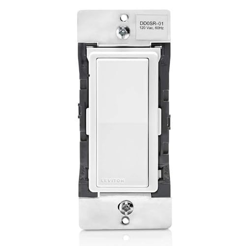 lot 2030 image: Decora Smart Switch Companion for Multi-Location Switching (Not for Stand-Alone use), 120VAC, 60Hz DD0SR-1Z, White, Ivory, Light Almond Retail $20.00