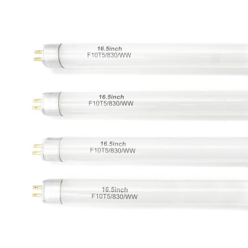 lot 2078 image: Konideke 16 Inches F10T5 Replacement Bulb Compatible Jasco T5 10 Watt Warm White 3000K F10T5830 Fluorescent Tube for Counter and Cabinet Fixture 4 Count Retail $22.49