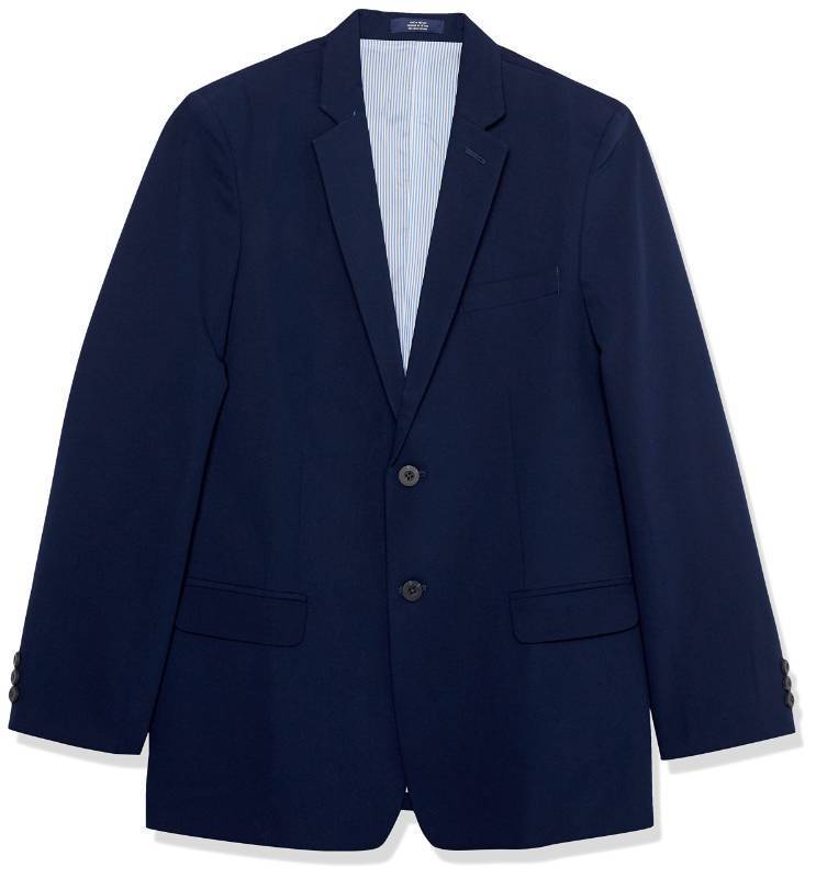 lot 2143 image: IZOD Boys Bi-Stretch Blazer Suit Jacket, Bank Blue, 12 - Retail $69