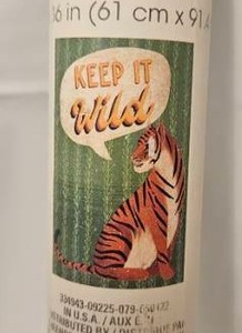 lot 124 image: Keep It Wild Tiger Wall Poster