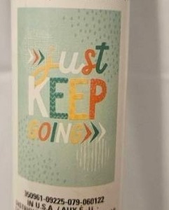 lot 127 image: Just Keep Going Motivational Wall Poster