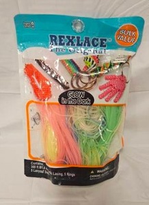 lot 148 image: Rexlace The Original Glow in the Dark Plastic Lacing Bulk Value Pack&nbsp