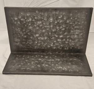 lot 150 image: Galvanized Metal Wall Shelf