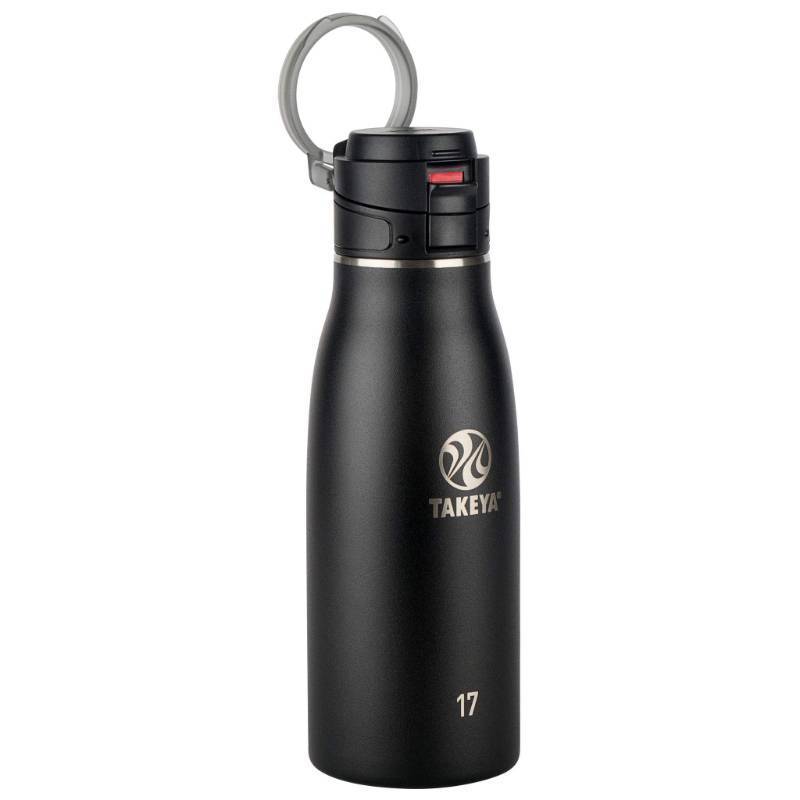 lot 1076 image: Takeya Traveler Insulated Travel Mug, Leak Proof Lid, 17 Ounce, Onyx&nbsp