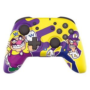 lot 1001 image: HORI Wireless HORIPAD (Wario & Waluigi) for Nintendo Switch - Retail $67