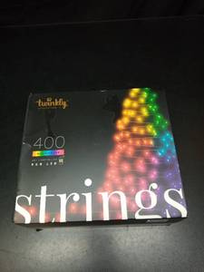 lot 1044 image: Twinkly Generation II Smart LED String Lights 400 RGB - Retail $69