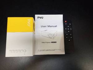 lot 1049 image: PVO YG300 Pro Mini Portable Video Projector with Remote - Retail $40
