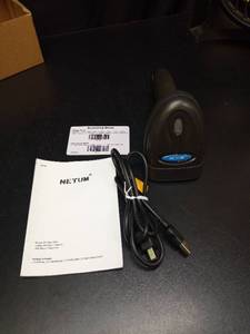 lot 1051 image: NETUM NT020 Wireless Bluetooth Barcode Scanner - Retail $30