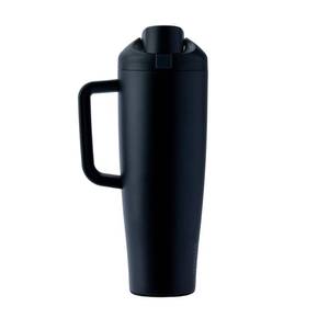 lot 4022 image: Owala 40fl oz FreeSip Stainless Steel Tumbler - Very Very Dark - Retail $45