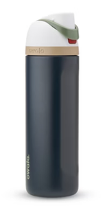 lot 4057 image: Owala 24 fl oz Stainless Steel Black Water Bottle - Retail $30