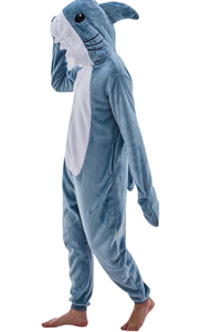 lot 4061 image: Unisex Adult Onesie Pajamas Animal One Piece Snug Fit Halloween Costume Sleepwear Homewear - Retail $25