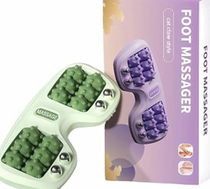 lot 4063 image: Foot Roller Massage for Plantar Fasciitis, Portable Feet Roller Therapy for Circulation and Pain Relief, Reflexology and Deep Tissue Muscle Tool - Retail $13