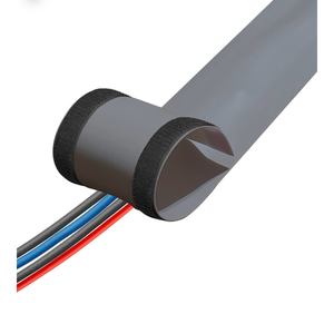 lot 4192 image: Rubber Bond Carpet Cord Cover Strips - Carpet Cord Hider for Easy Cable Management - 6x48 Cord Covers for Wires on Floor - Low Profile Carpet Cable Cover - Floor Wire Cover for Carpet - Grey - Retail $24