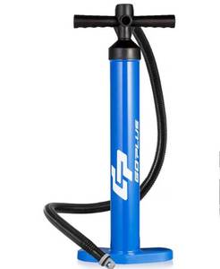 lot 2148 image: Goplus Double Action Hand Pump with Pressure Gauge for Inflatable Paddle Board Boat SUP - Retail $40