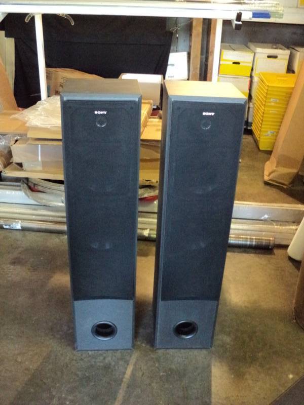 Old sony best sale tower speakers