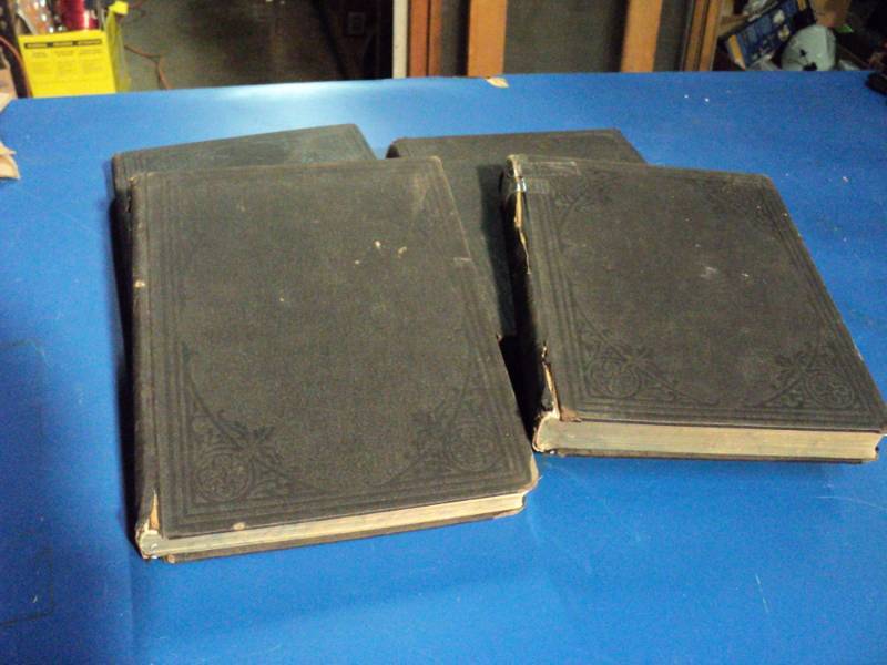 lot 4411 image: Set of (4) Bible reference Books reprint copyright 1914