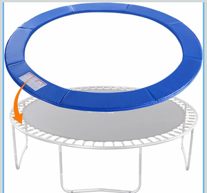 lot 3539 image: Exacme Trampoline Pad Replacement 8 Foot, Waterproof Safety Spring Cover Round Frame Pad, No Hole for Pole - Retail $70