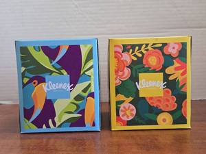 lot 489 image: Kleenex Ultra Soft Facial Tissues 2-Pack Bundle - Retail $4