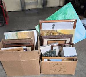 lot 637 image: Artwork and Frames