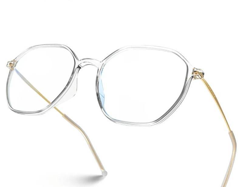 lot 72603 image: Lightweight TR90 Blue Light Blocking Glasses Frame with Anti Glare Eye Protection for Women and Men RANE - Retail $15