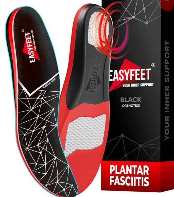 lot 27205 image: Premium Anti-Fatigue Shoe High Arch Support Insoles Men Women - Plantar Fasciitis Inserts - Orthotic Inserts Shoe Soles Standing All Day - Flat Feet Foot - Work Boot Insoles, M - Retail $30