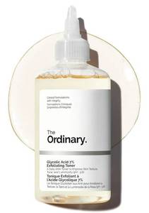 lot 27729 image: The Ordinary Glycolic Acid 7% Exfoliating Toner, Brightening and Smoothing Daily Toner for More Even-Looking Skin Tone - Retail $14