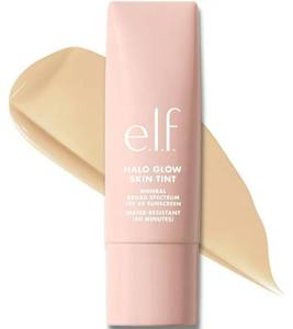 lot 27730 image: e.l.f. Halo Glow Skin Tint SPF 50, Tinted Moisturizer For Light, Buildable Coverage, Creates A Natural Glow, Vegan & Cruelty-Free, Fair Neutral - Retail $18