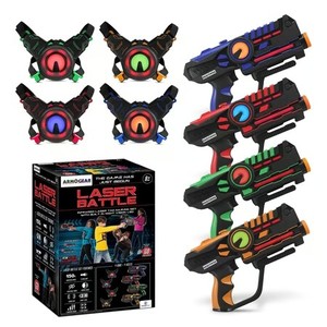 $120 ArmoGear Infrared Laser Tag Set with Guns and Vests (Mega Pack 4)